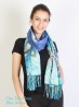Chu Teh Chun: Blue Season Oil Painting Scarf